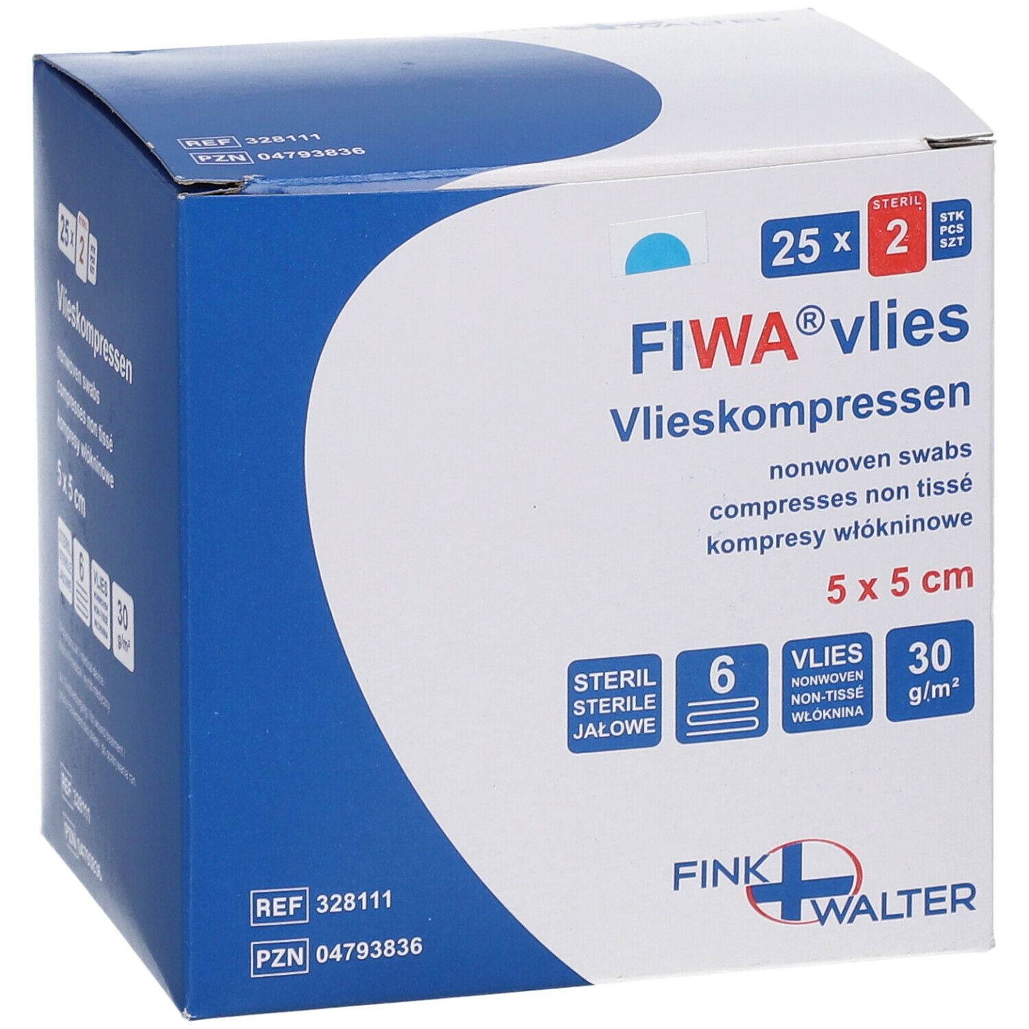 FIWA® Vlieskompressen 5x5 cm steril