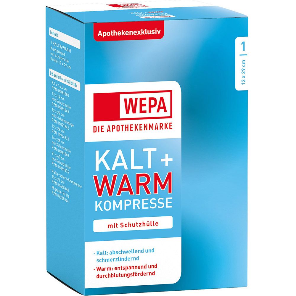 WEPA Kalt und Warm Kompresse 12 x 29 cm