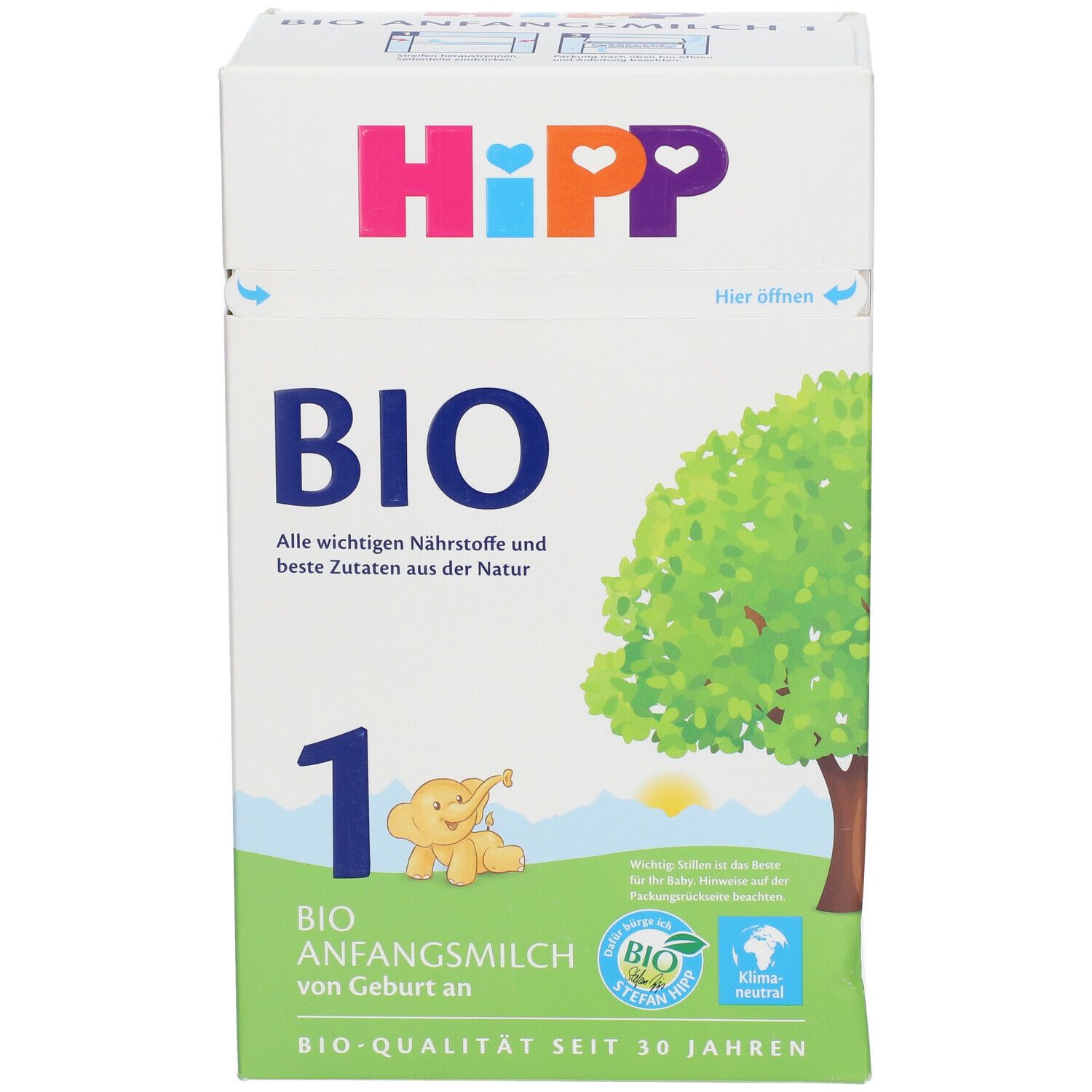 Hipp Bio 1 Anfangsmilch von Geburt an