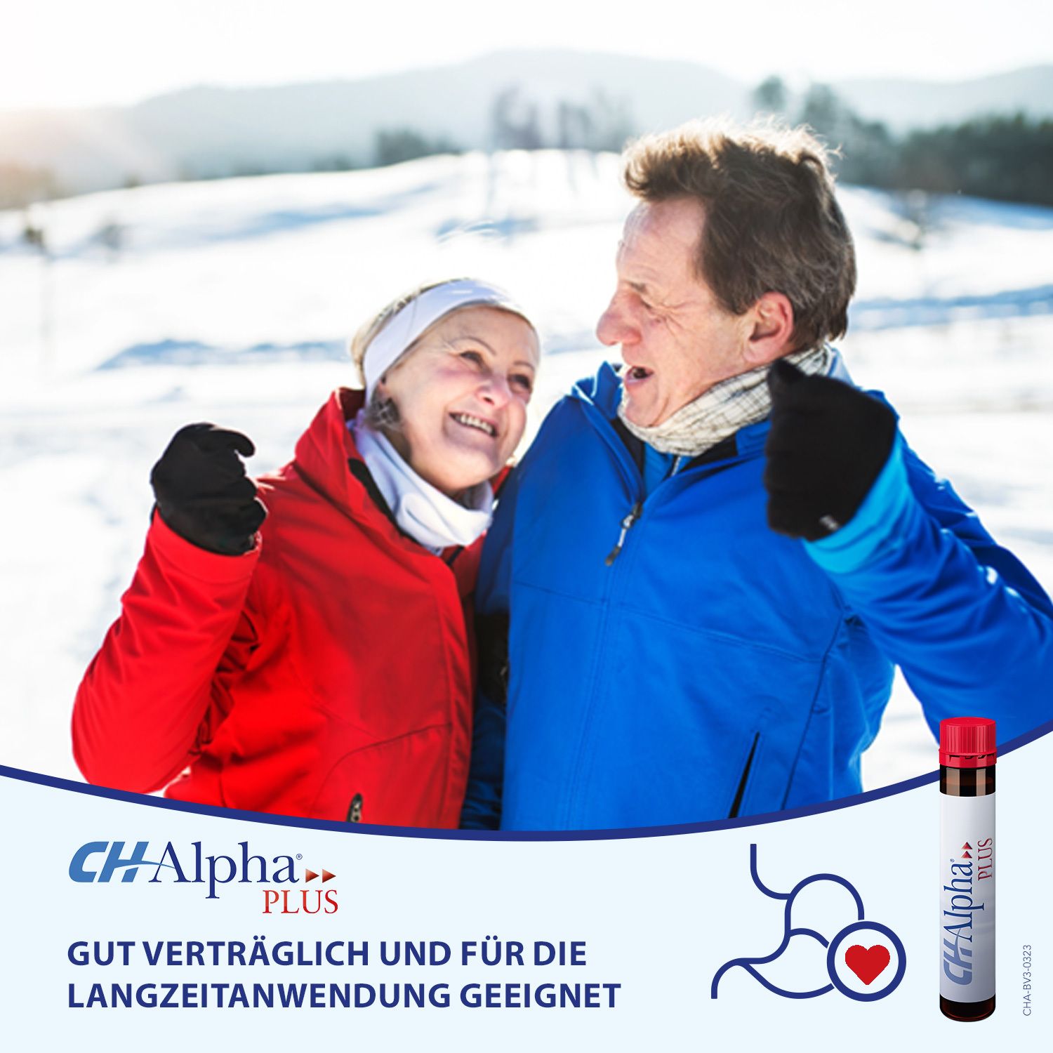 CH-Alpha PLUS Gelenk Kollagen Trinkampullen für gesunde Gelenke und Knorpel mit Hagebuttenextrakt und Vitamin C