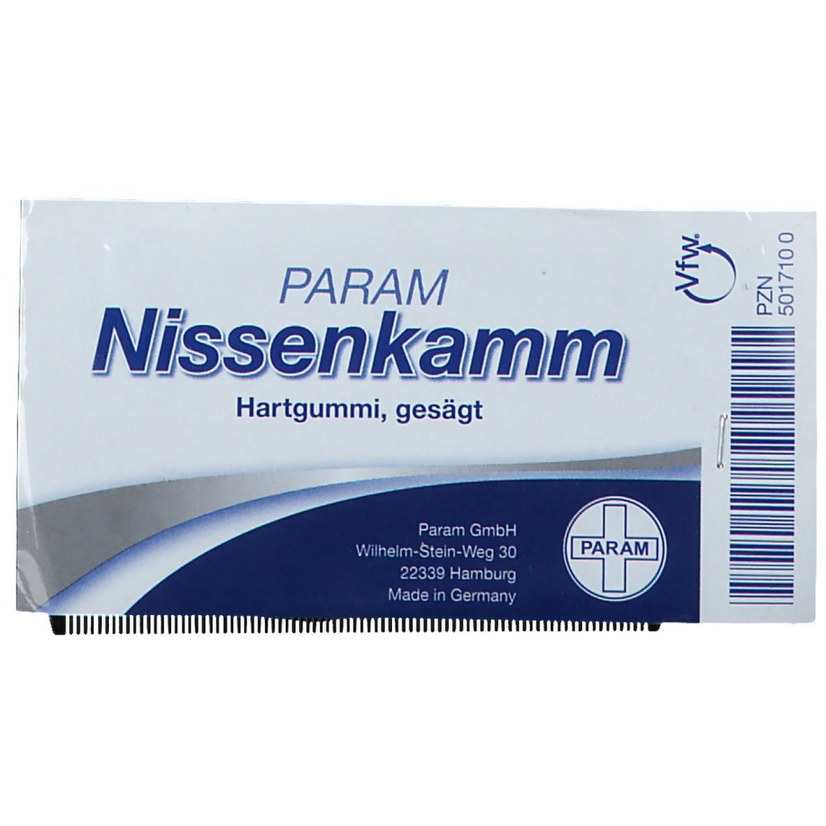 PARAM Nissenkamm Hartgummi