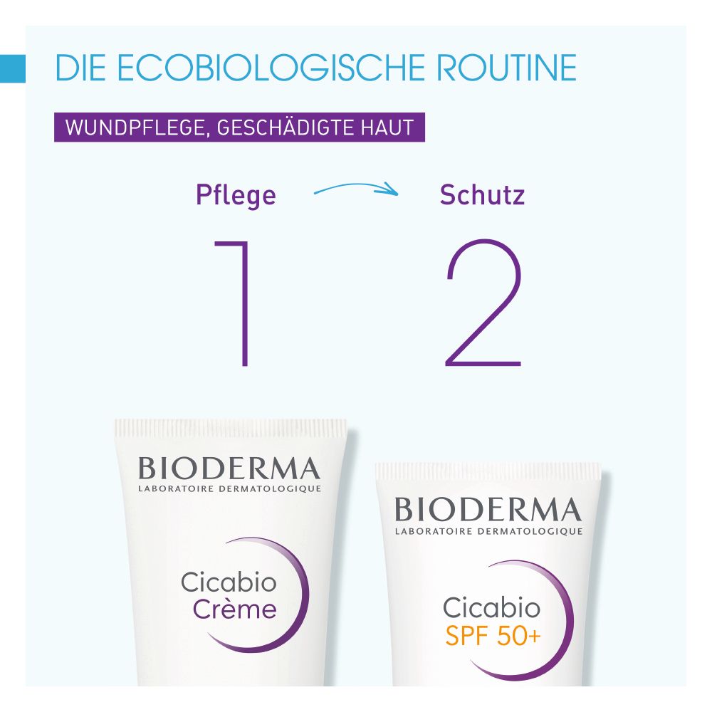 BIODERMA Cicabio Créme Reparierende und beruhigende Wundpflegecreme