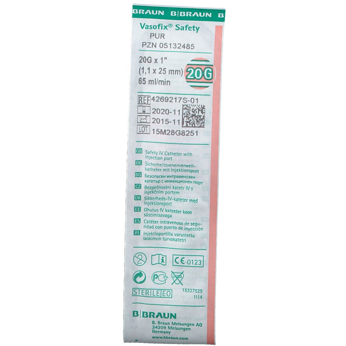 B. Braun Vasofix® Safety PUR Braunüle® Venenverweilkanülen