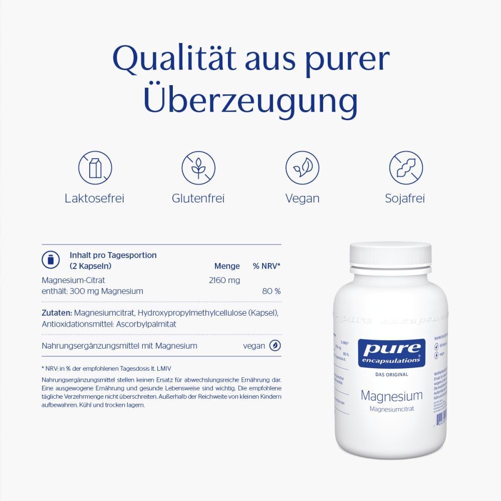 Pure Encapsulations® Magnesium (Magnesiumcitrat)