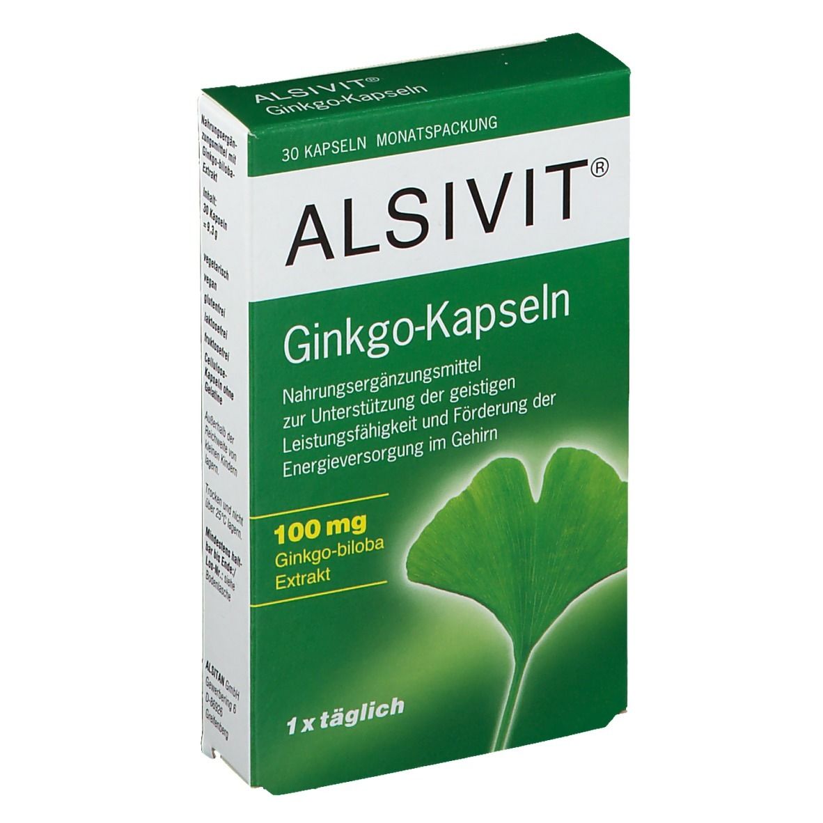 ALSIVIT® Ginkgo-Kapseln