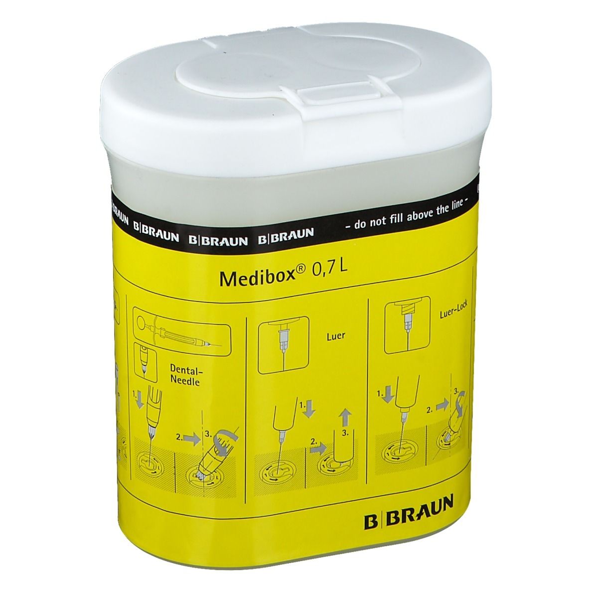 MEDIBOX Entsorgungsbehälter 0,7 l