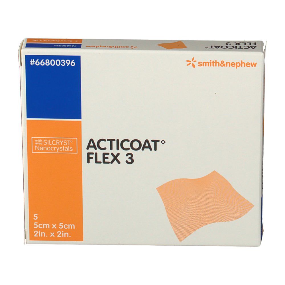 ACTICOAT FLEX 3 5 cm x 5  cm