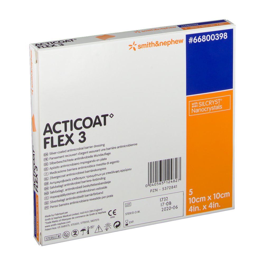 ACTICOAT Flex 3 10x10cm Verband