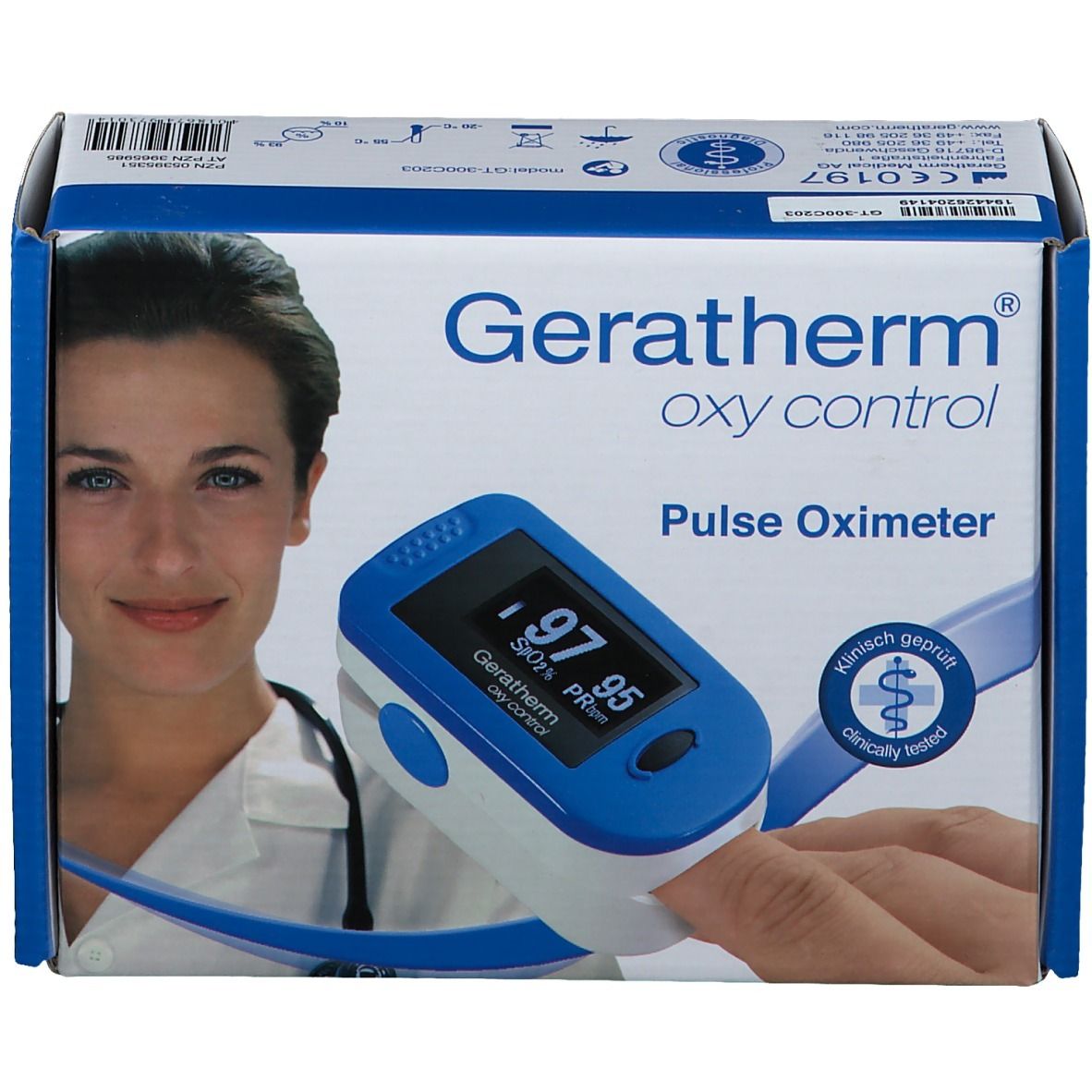 Geratherm® oxy control pulse oximeter