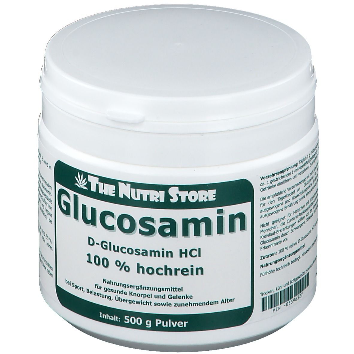 Glucosamin HCl 100 % rein
