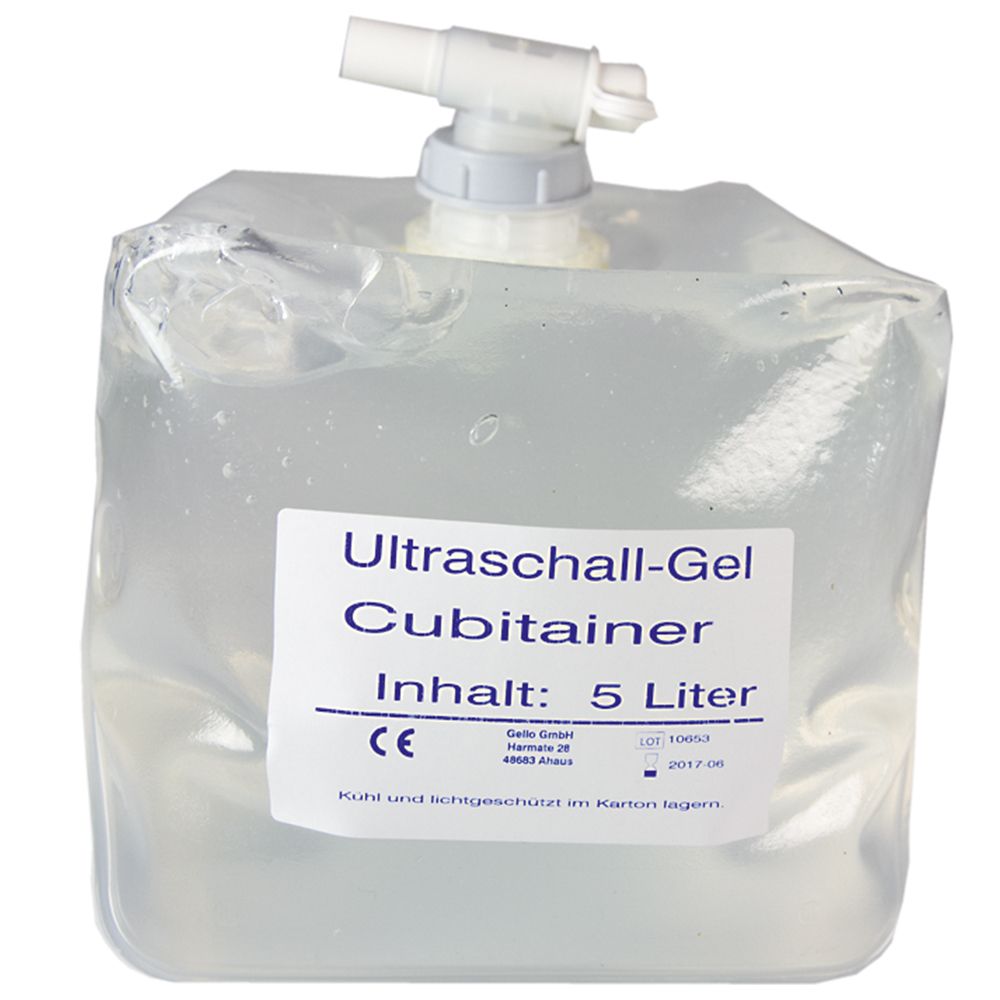 Ultraschall-Gel im Cubitainer