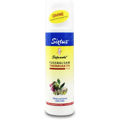 Sixtus® Sixtuwohl® Fußbalsam Thermoaktiv Plus