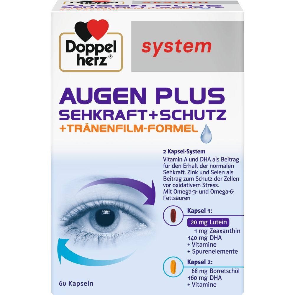 Doppelherz® system AUGEN PLUS SEHKRAFT + SCHUTZ