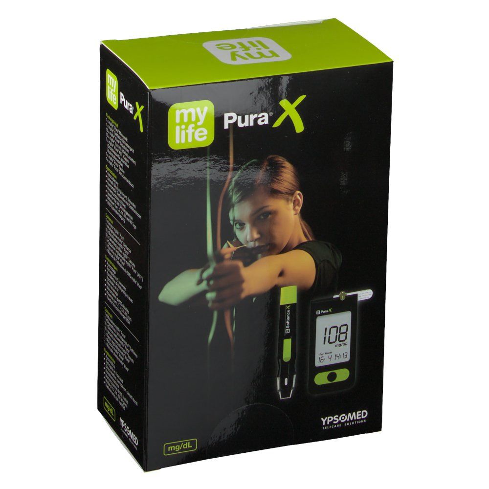 mylife Pura X Blutzucker Messsystem mg/dl