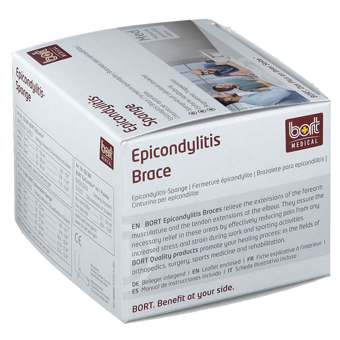 BORT Stabilo® Epicondylitis-Spange mit ulnarer Entlastung Gr. 2 grau