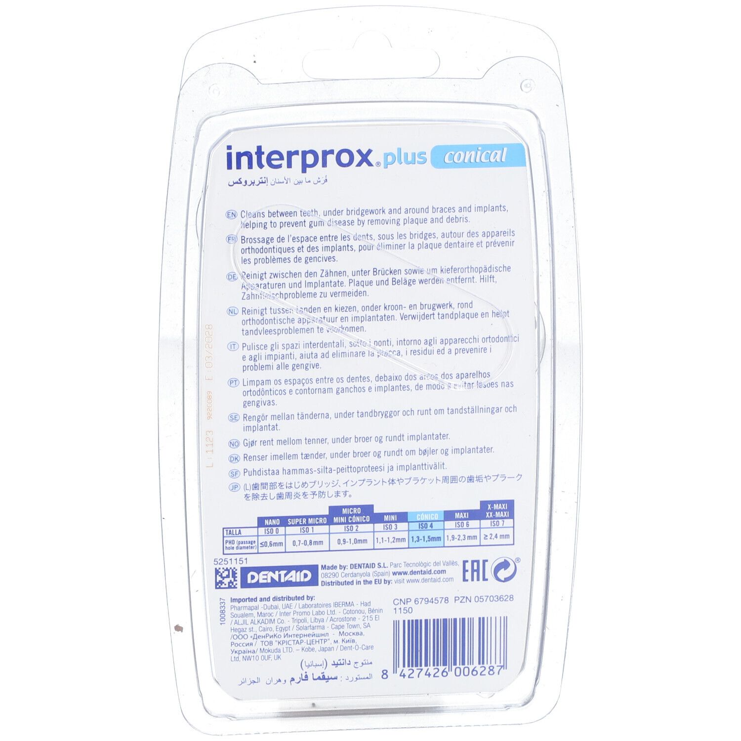interprox® plus conical blau 1,3 mm