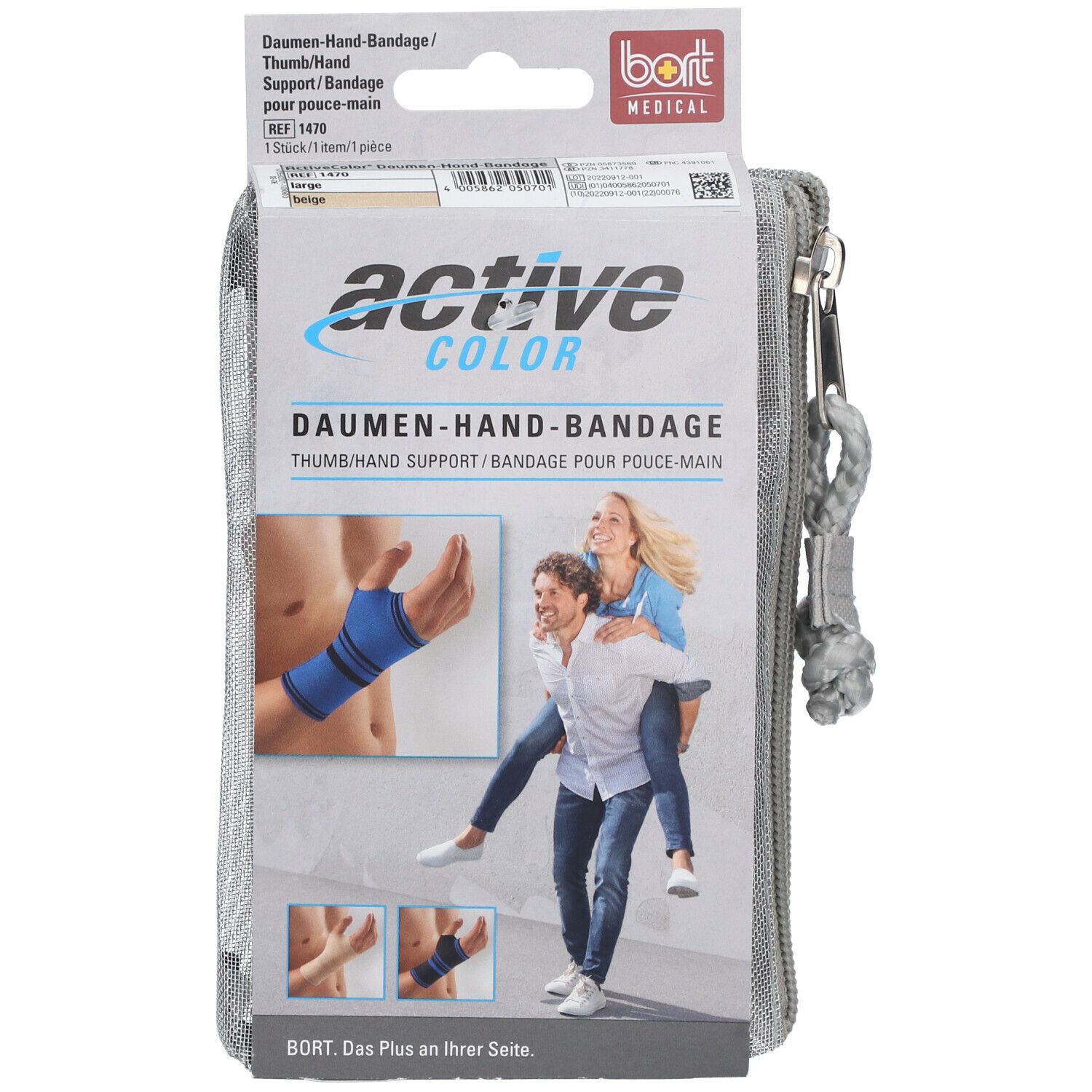 BORT ActiveColor® Daumen-Hand-Bandage Gr. L haut