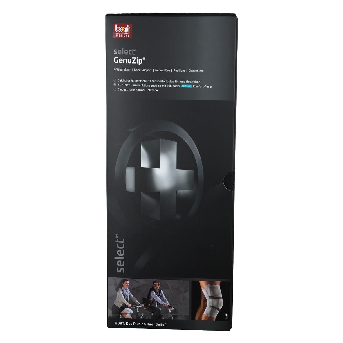 BORT select GenuZip® Kniebandage links xx-large