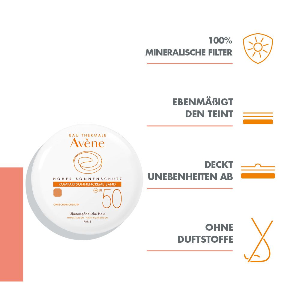 Avène Kompaktsonnencreme LSF 50 Sand