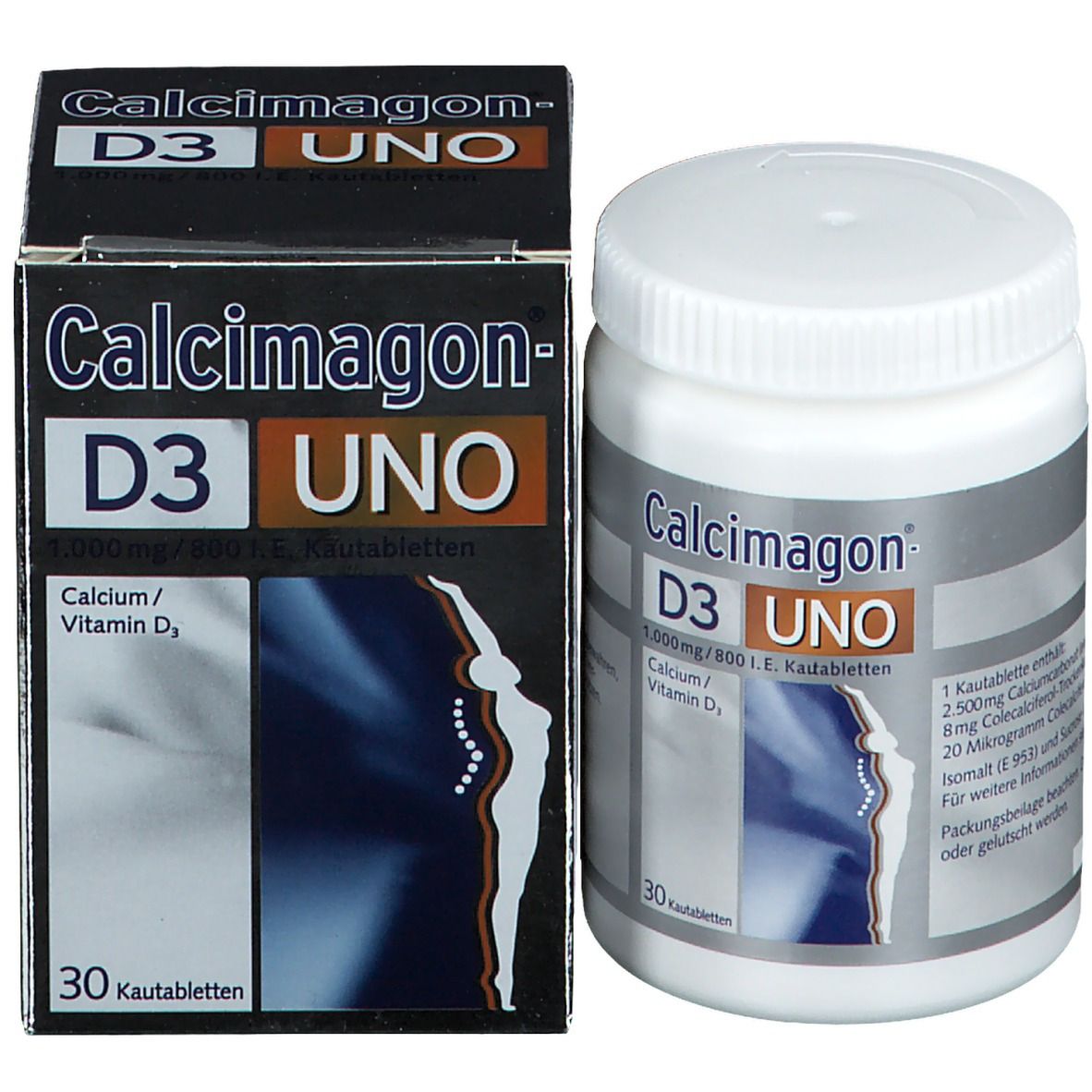 Calcimagon® D3 UNO 1000 mg/ 800 I.E. Kautabletten