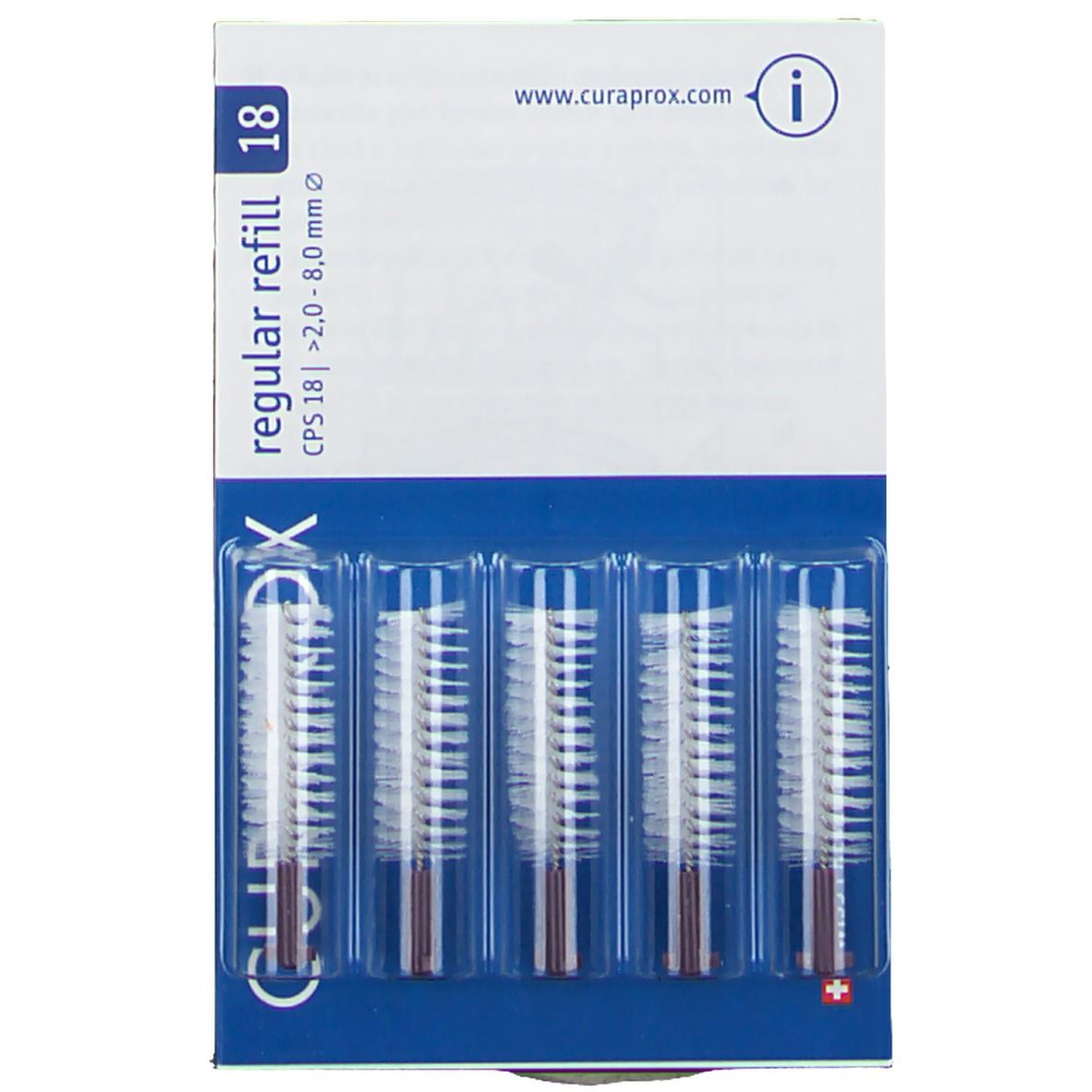 Curaprox® Interdentalbürsten CPS 18 regular >2,0 - 8,0 mm