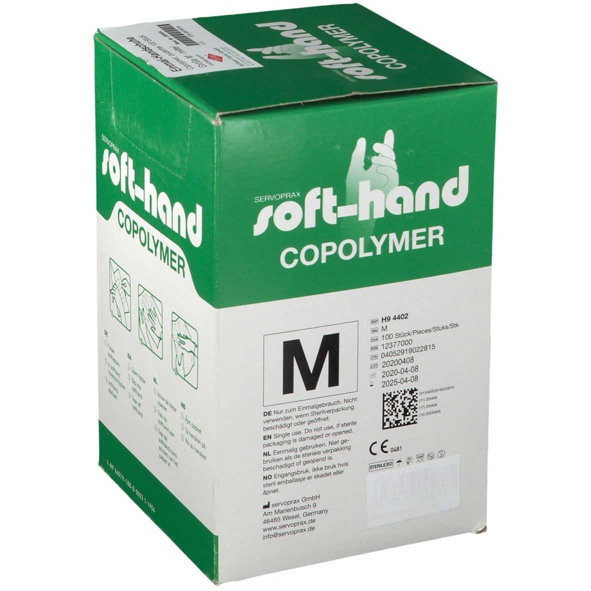 Einmalhandschuhe Softhand Copolymer steril Gr. M