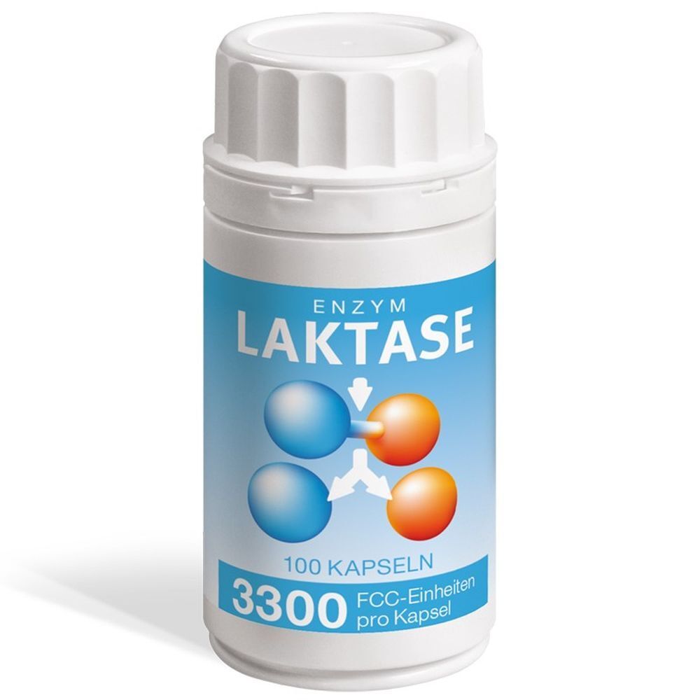 Laktase 3300 FCC Enzym Kapseln