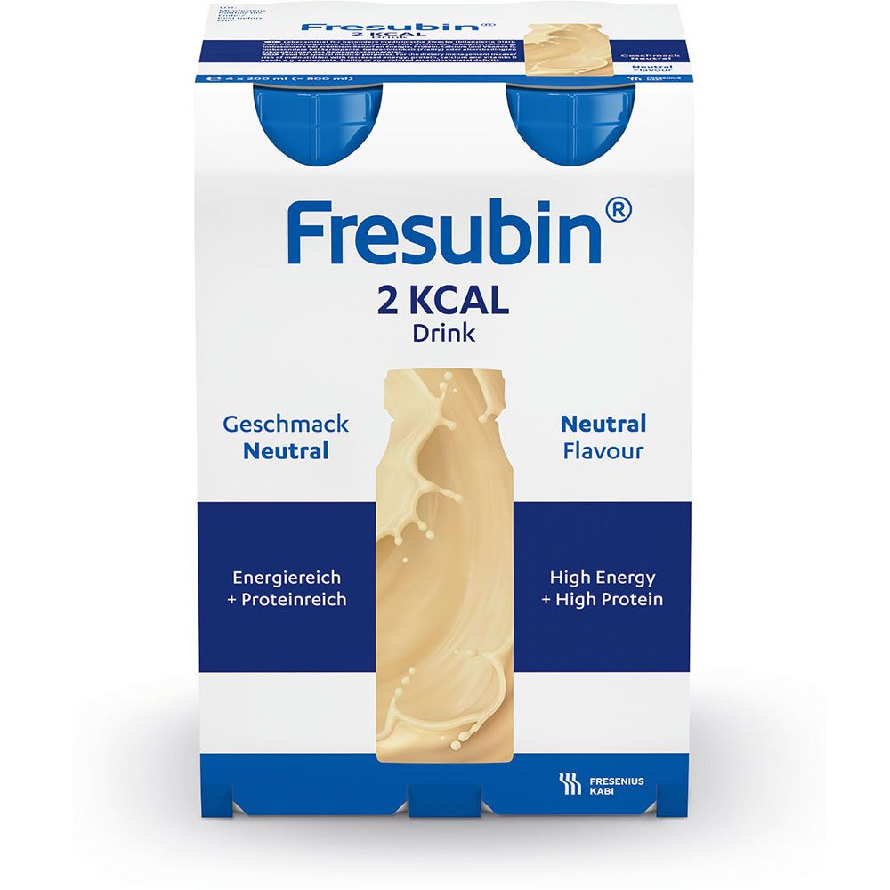 Fresubin 2 kcal Trinknahrung Neutral | Aufbaukost & Nahrung mit Vitamin D für mehr Energie