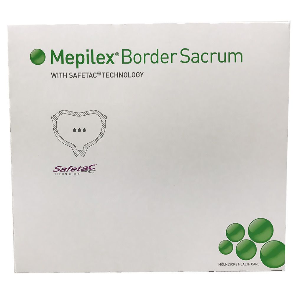 Mepilex® Border Sacrum Ag Schaumverband 20x20 cm