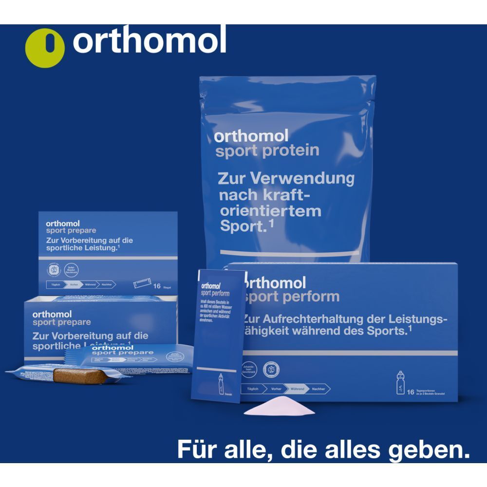 Orthomol Sport - Mikronährstoffe für sportliche Leistung - mit Magnesium, Vitamin D und B12 - Trinkampullen/Tabletten/Kapseln