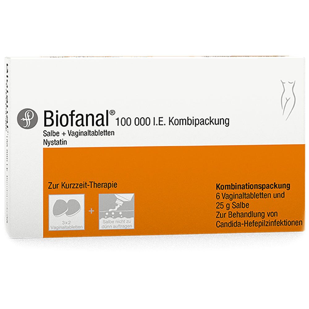 Biofanal® Kombipackung 25g Salbe + 6 Vaginaltabletten