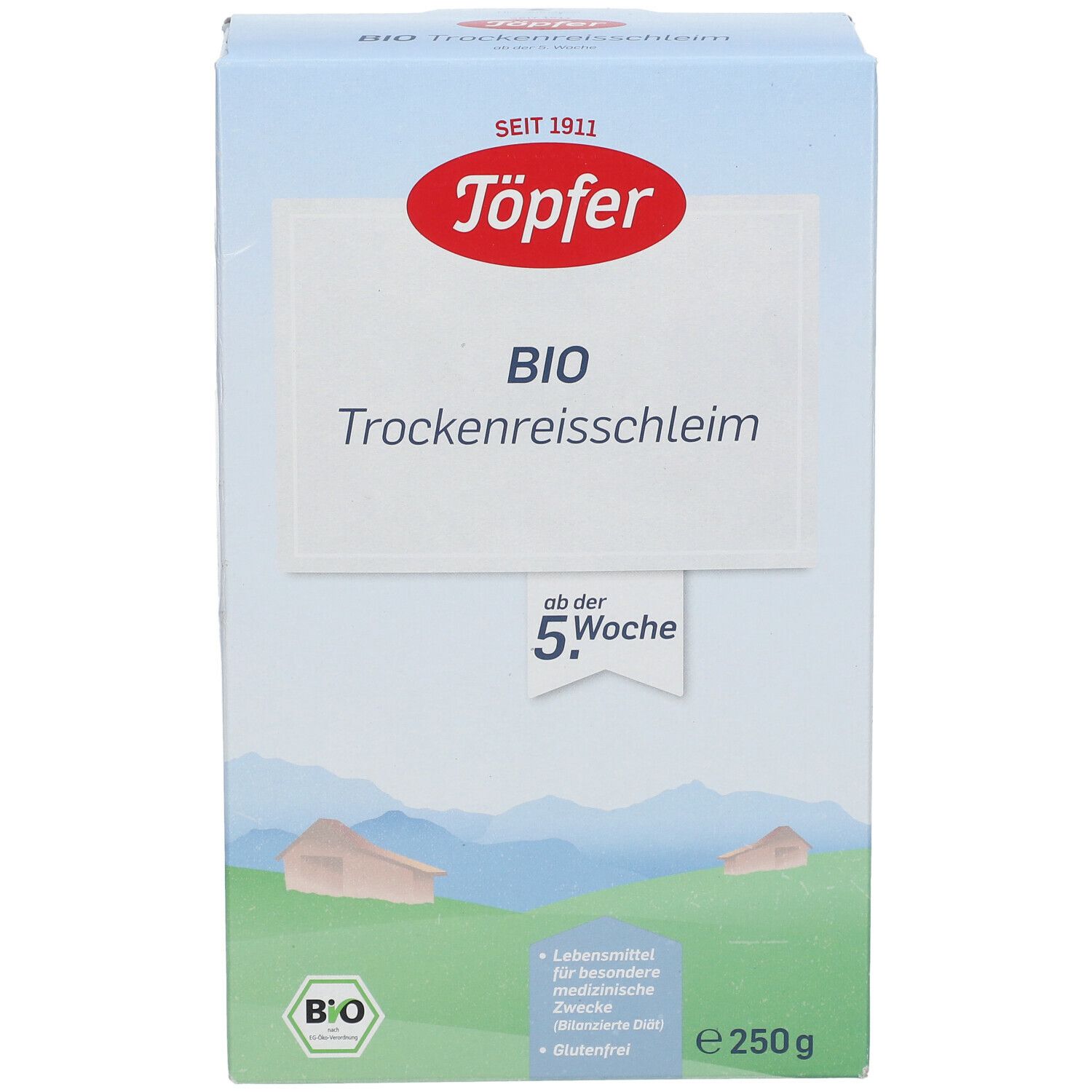 Töpfer Bio Trockenreisschleim Spezialnahrung ab der 5. Woche