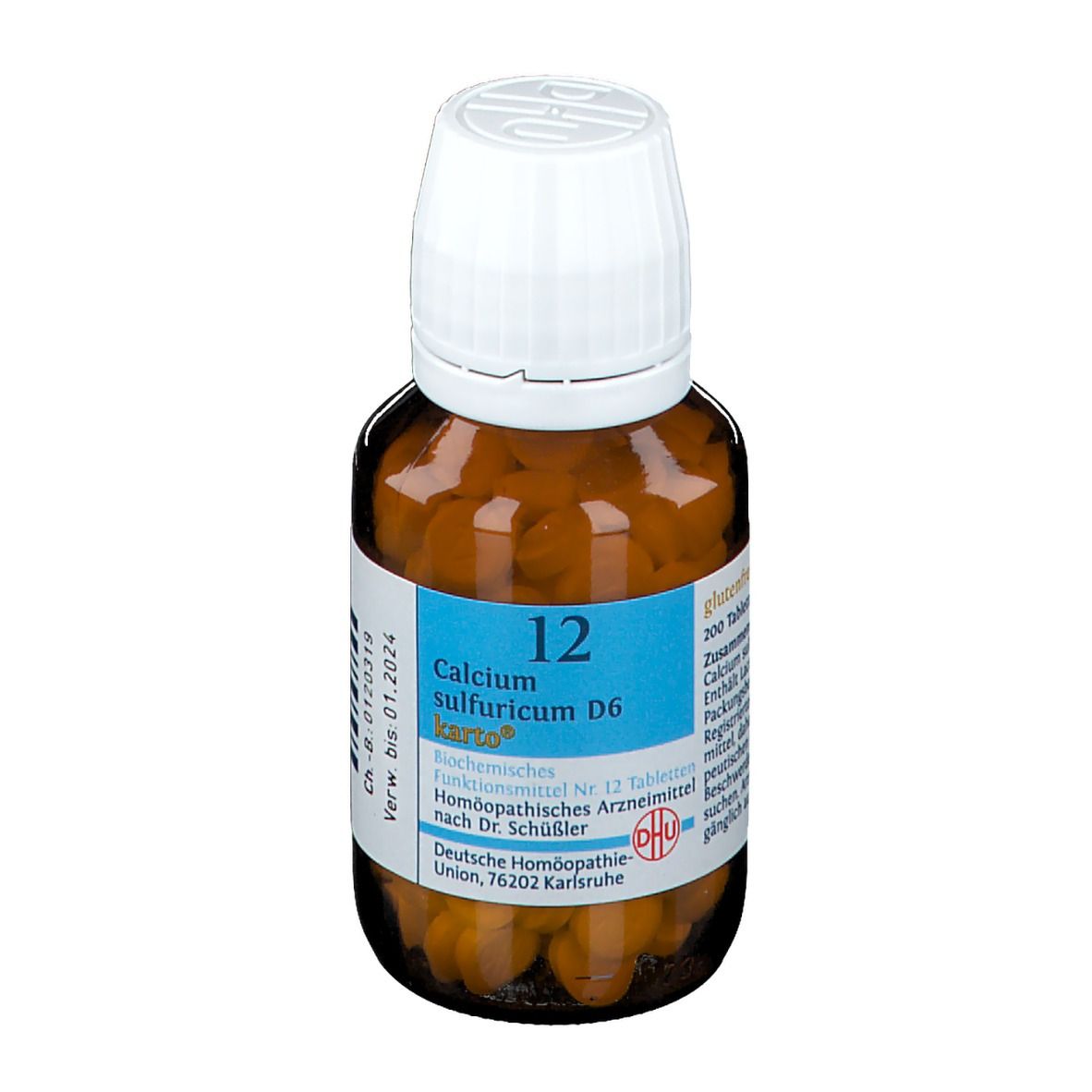 DHU Biochemie 12 Calcium sulfuricum D6 karto