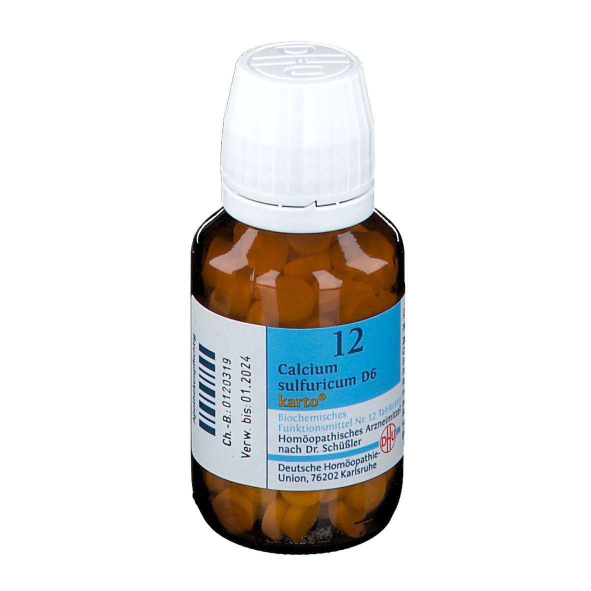 DHU Biochemie 12 Calcium sulfuricum D6 karto