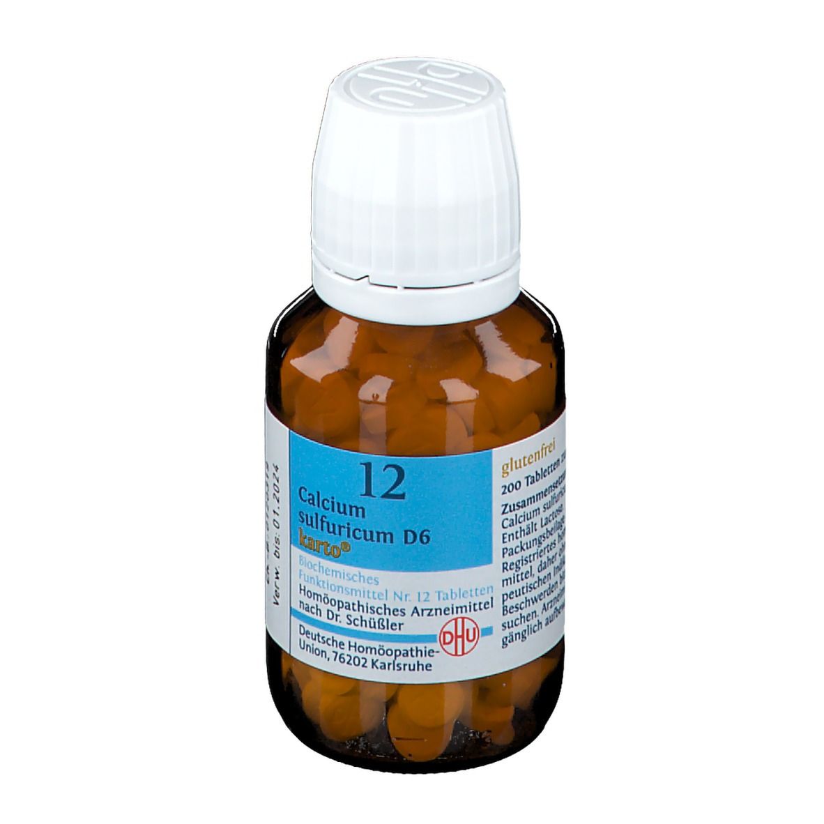 DHU Biochemie 12 Calcium sulfuricum D6 karto