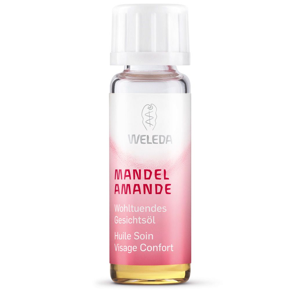 Weleda Sensitiv Gesichtsöl Mandel - beruhigende, unparfümierte Intensivpflege für sensible Haut