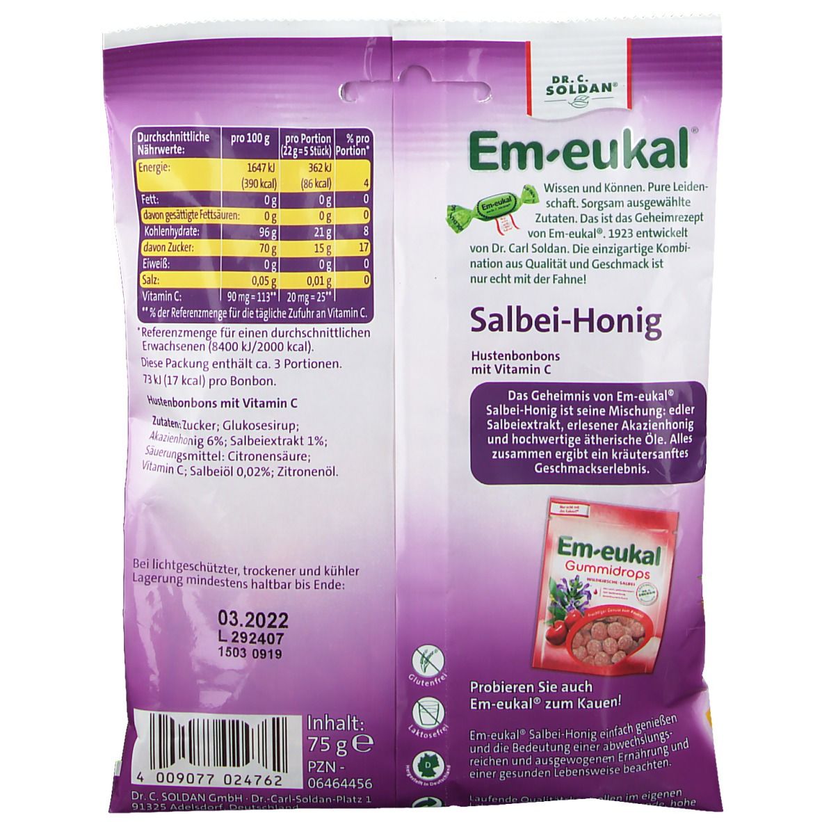 Em-eukal® Salbei-Honig zuckerhaltig