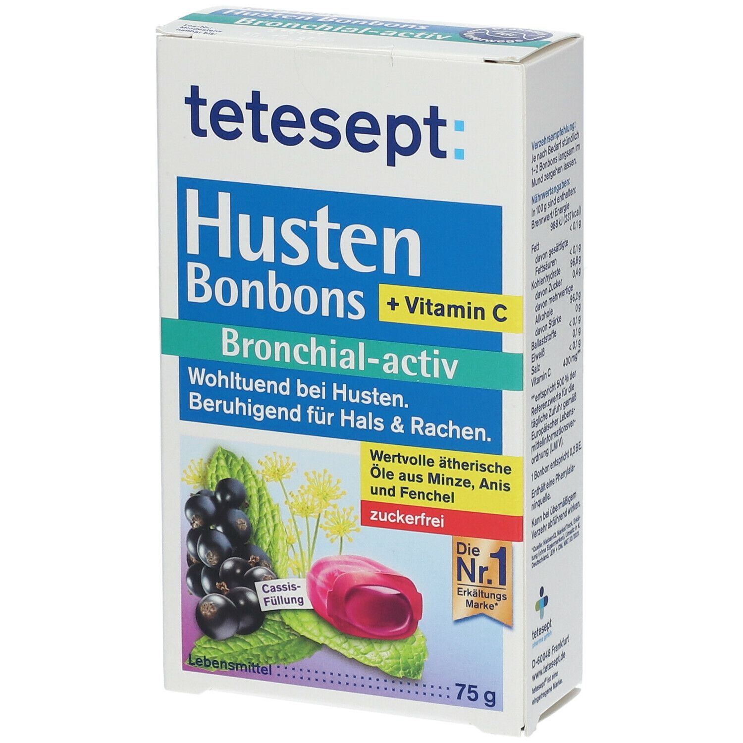 tetesept® Husten Bonbons Bronchial-activ Zuckerfrei