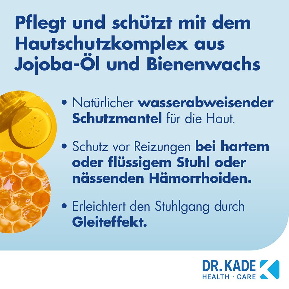 Posterisan protect: Jojobaöl und Bienenwachs bilden Schutzmantel. Informationen zu Inhaltsstoffen.