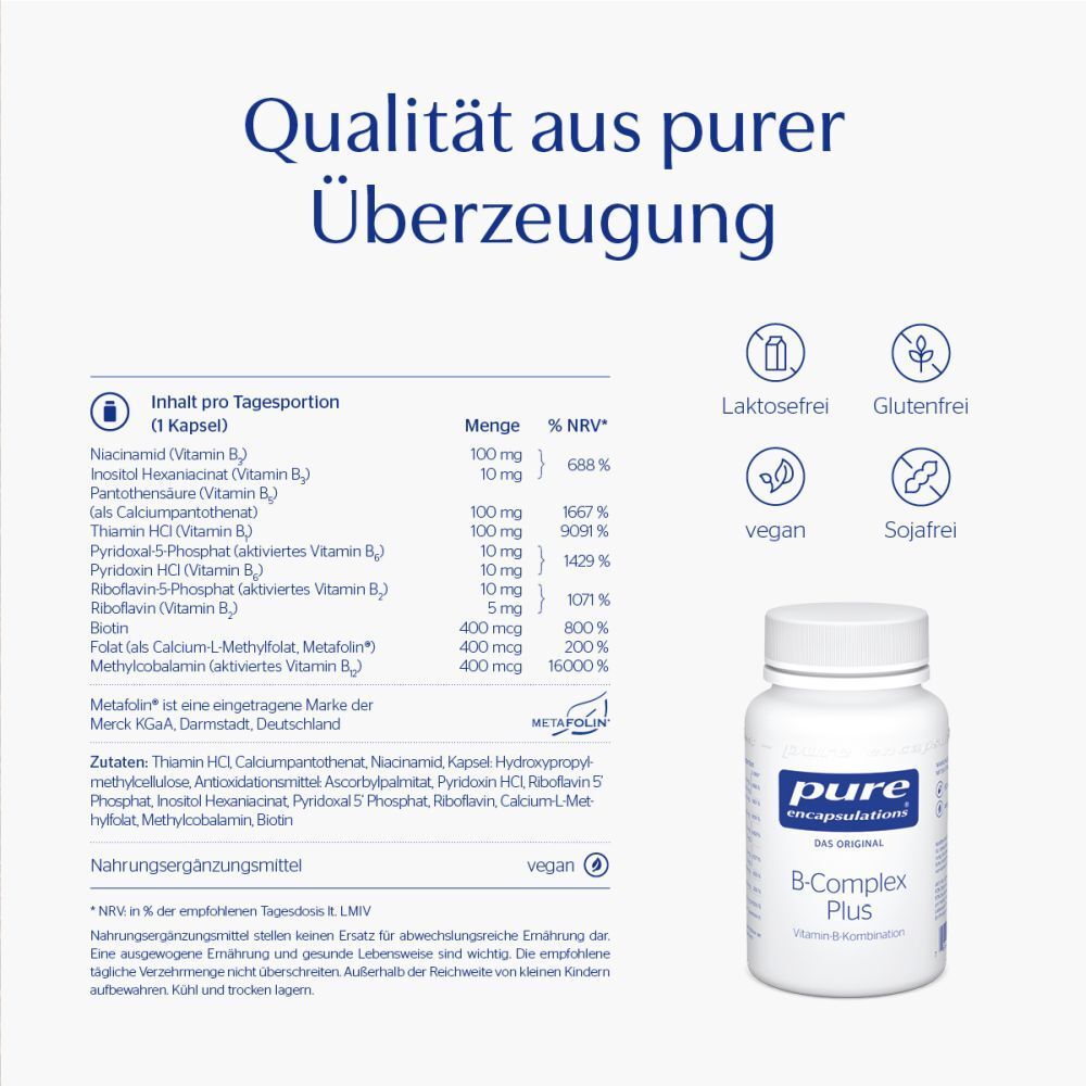 Pure Encapsulations® B-Complex Plus 120 St - Shop Apotheke