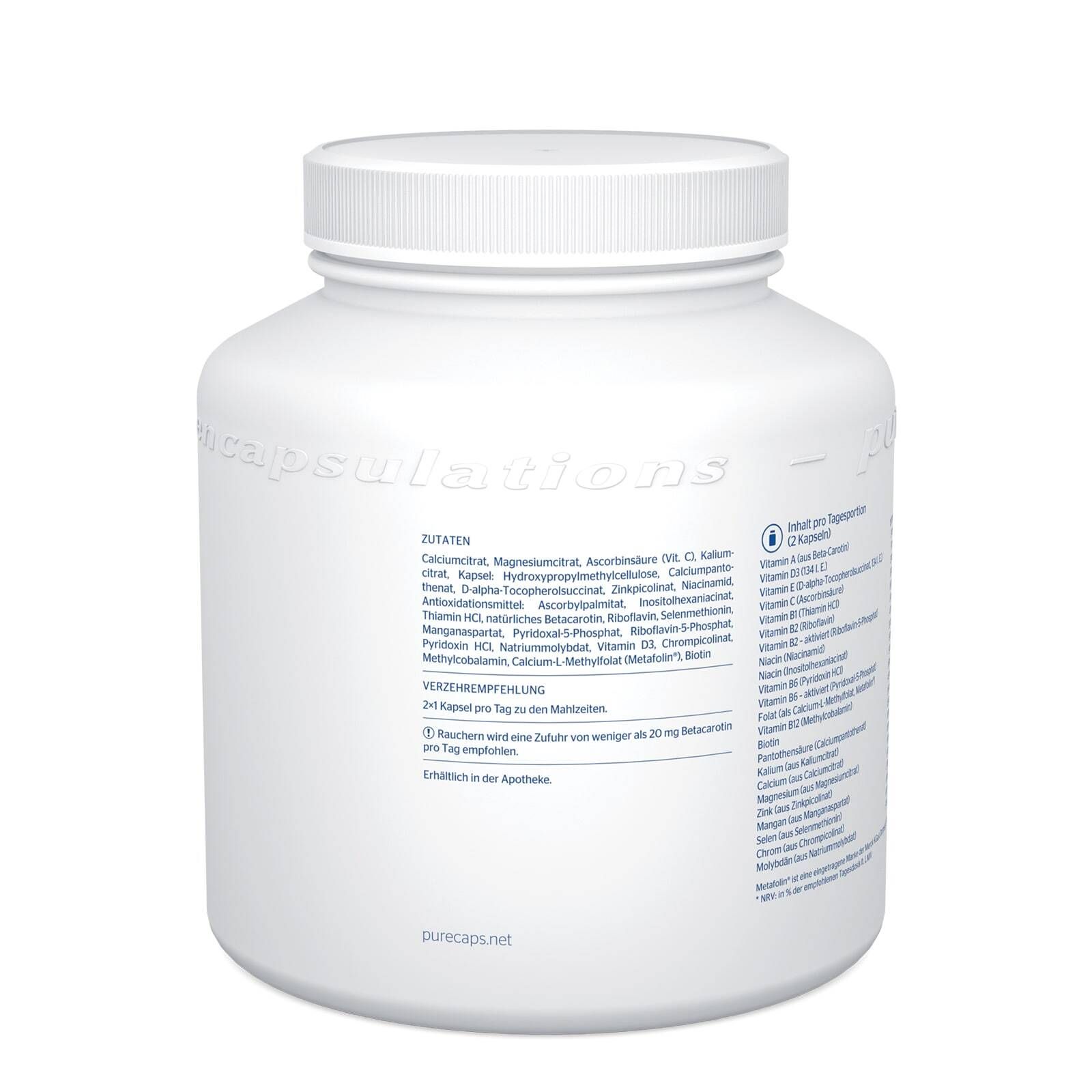Pure Encapsulations® Nutrient 950®E (ohne Cu/Fe/Jod)