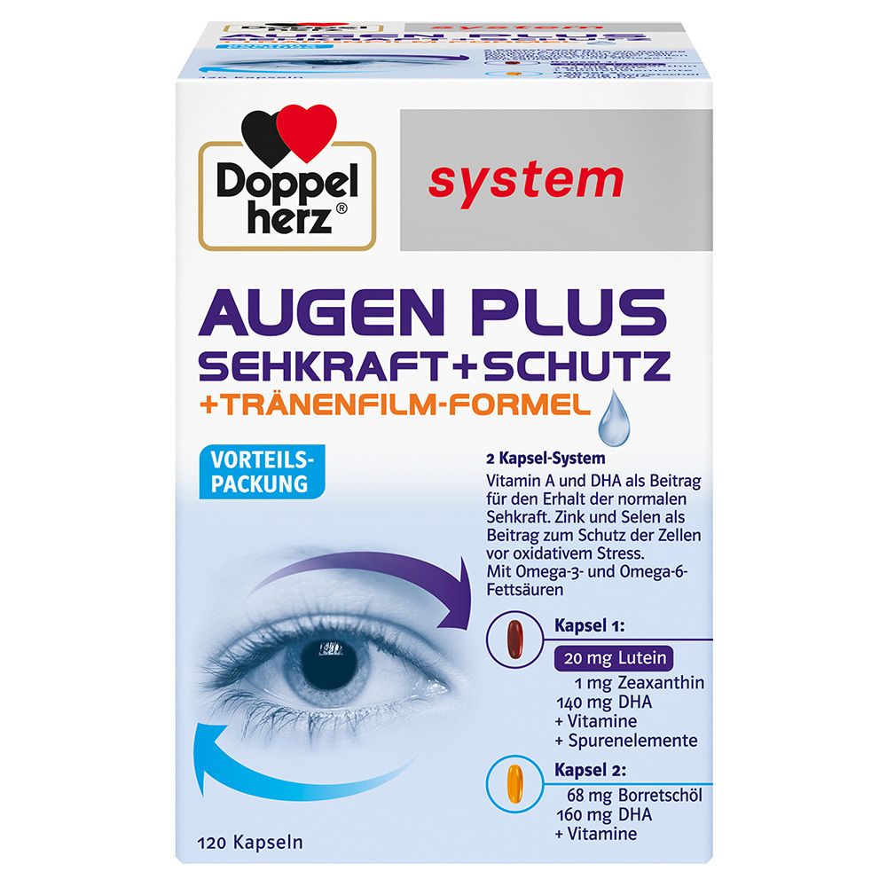 Doppelherz® system AUGEN PLUS SEHKRAFT + SCHUTZ