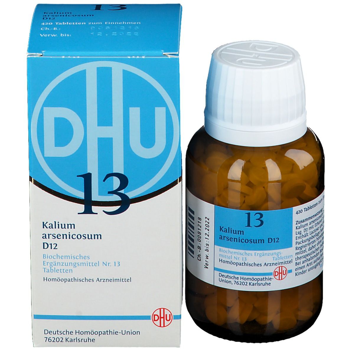 DHU Biochemie 13 Kalium arsenicosum D12
