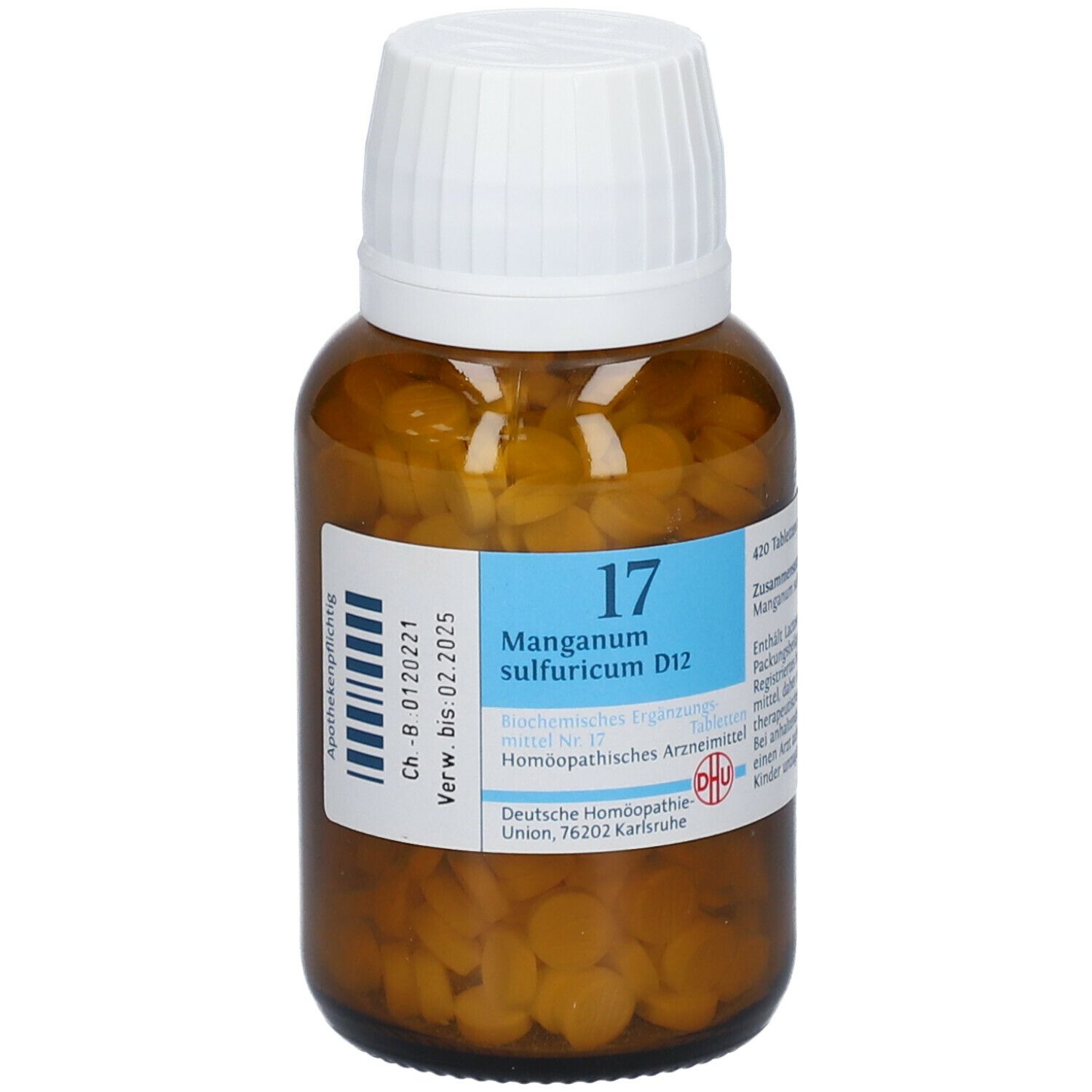 DHU Biochemie 17 Manganum sulfuricum D12