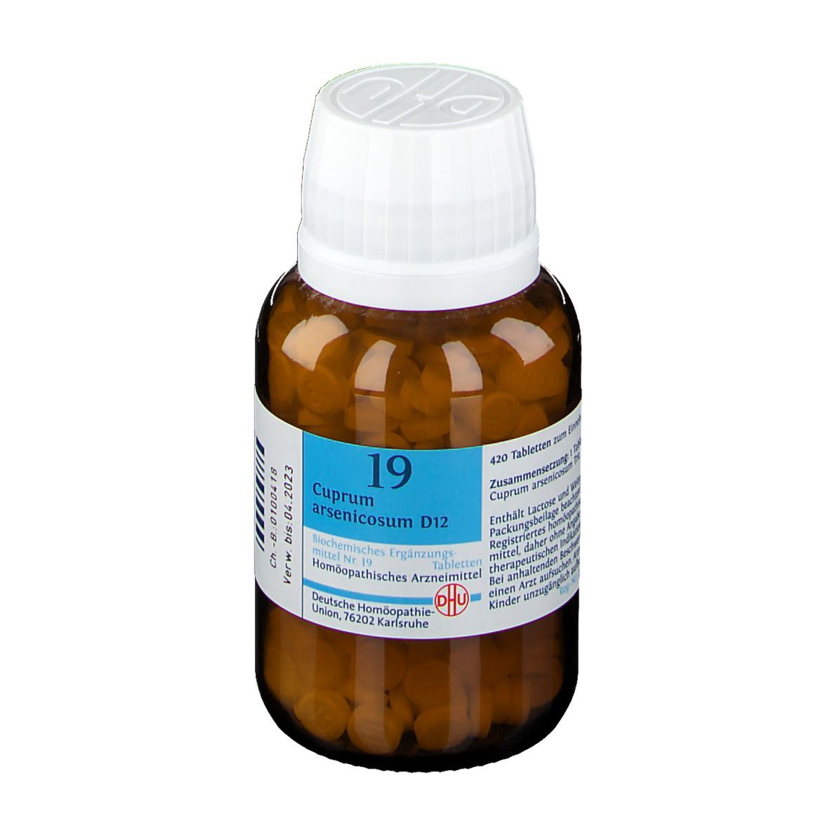 DHU Biochemie 19 Cuprum arsenicosum D12