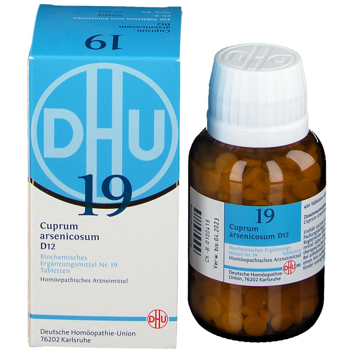 DHU Biochemie 19 Cuprum arsenicosum D12