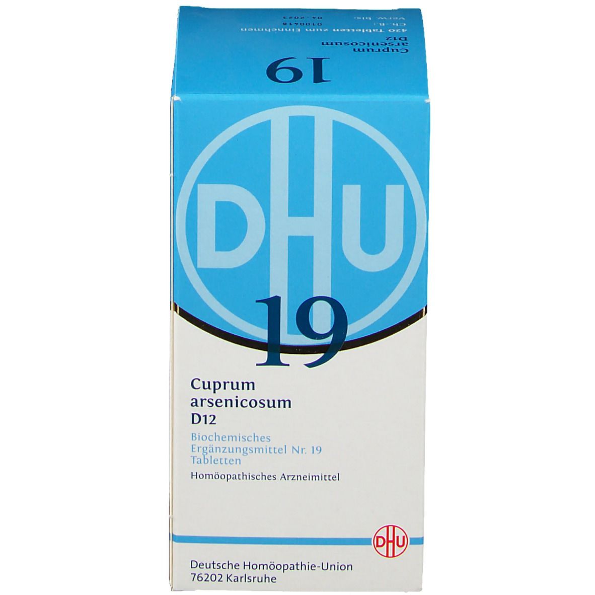 DHU Biochemie 19 Cuprum arsenicosum D12