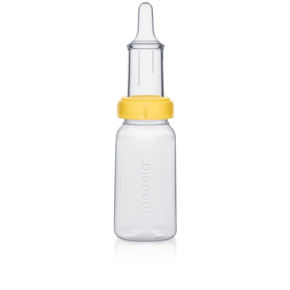 Medela Special Needs Babyflasche 150ml mit Special Needs Gaumenspaltensauger aus Silikon