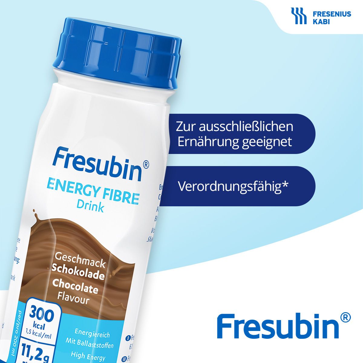 Fresubin Energy Fibre Trinknahrung Banane | Astronautennahrung & Aufbaukost mit Vitaminen