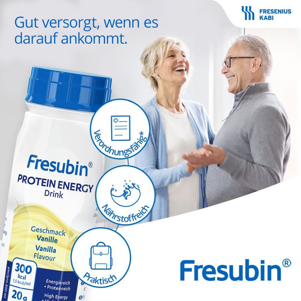 Fresubin Protein Energy Trinknahrung Walderdbeere | Aufbaunahrung mit Eiweiß